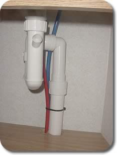 Подключение сифона