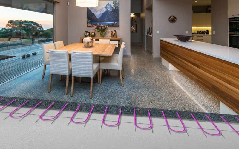 Монтаж напольной системы обогрева квартиры