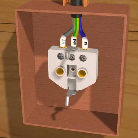 Установка розеток штепсельных