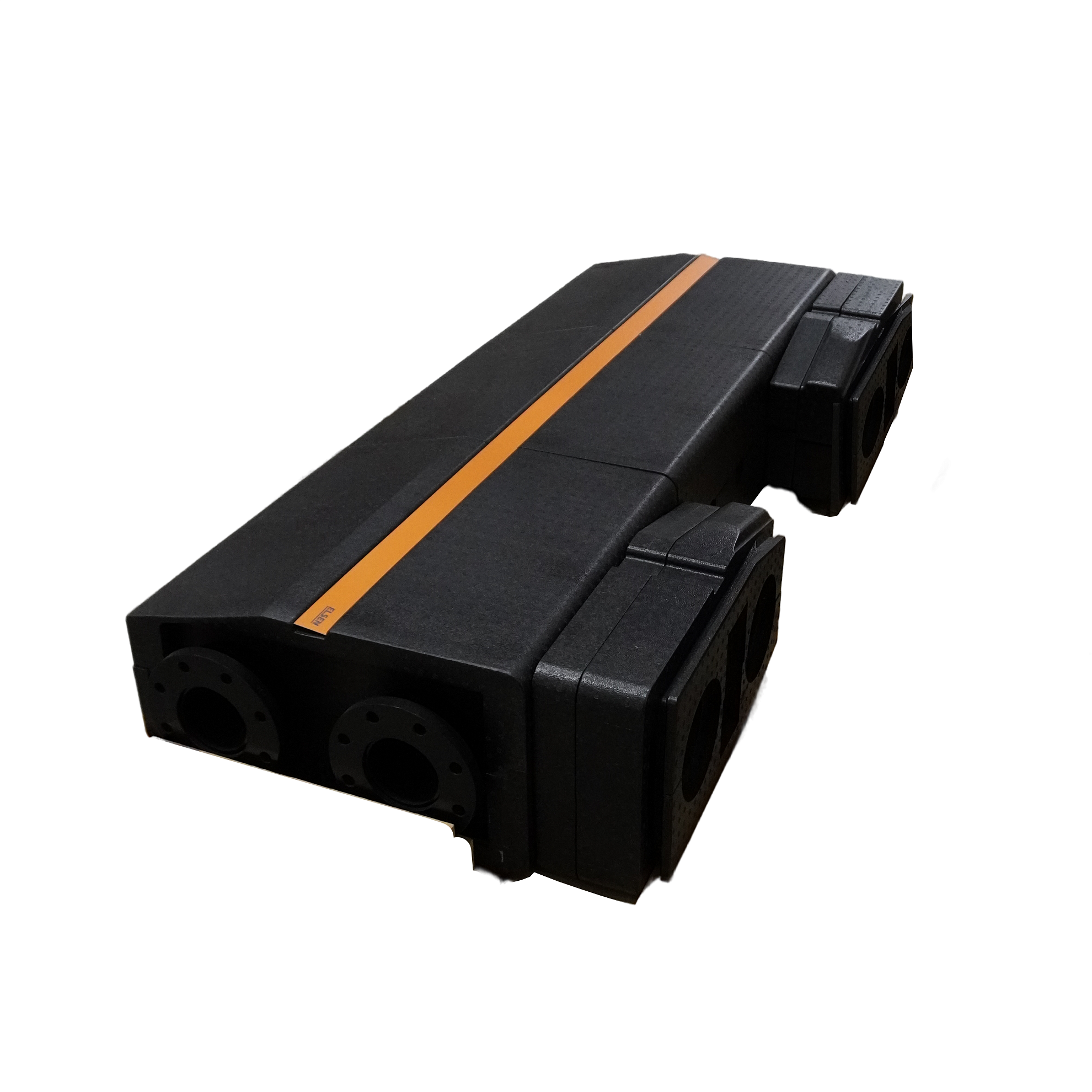 Коллектор на 3 контура DN100 в изоляции  с фланцевыми отводами DN50 PN10