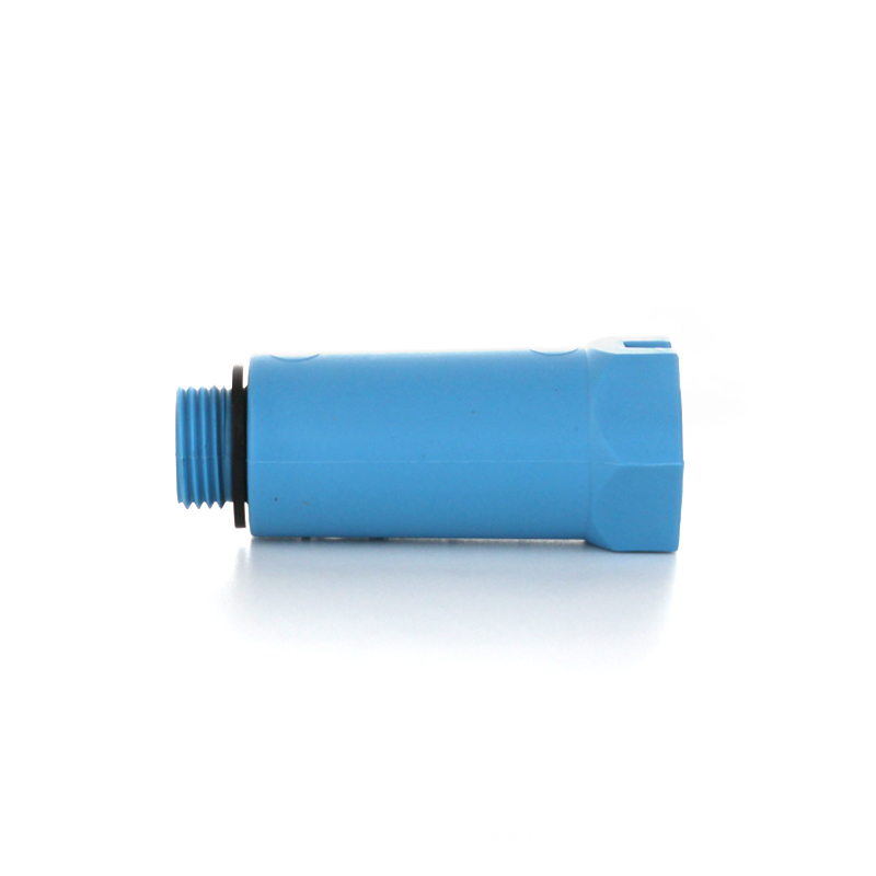 Заглушка удлиненная 20x1/2" с наружной резьбой синяя