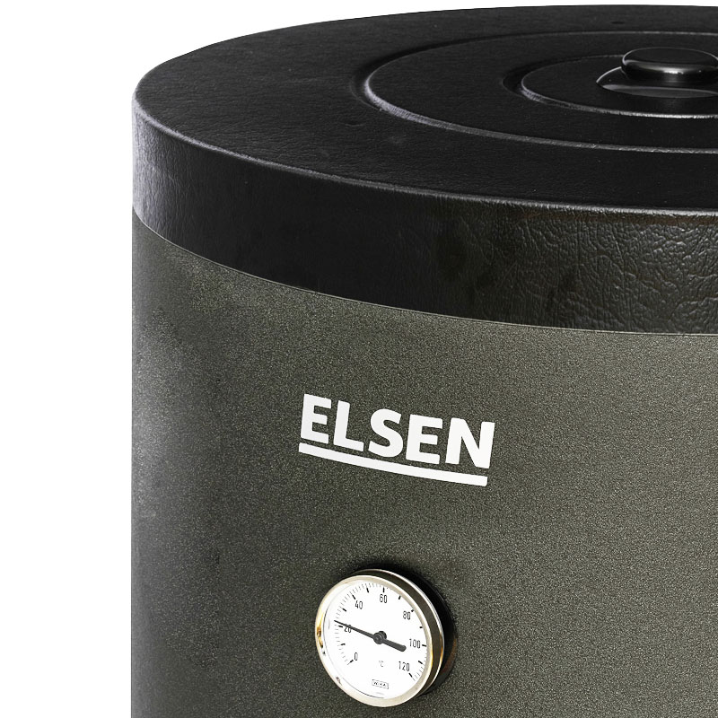 Бойлер косвенного нагрева с одним змеевиком ELSEN 500 л, цвет черный
