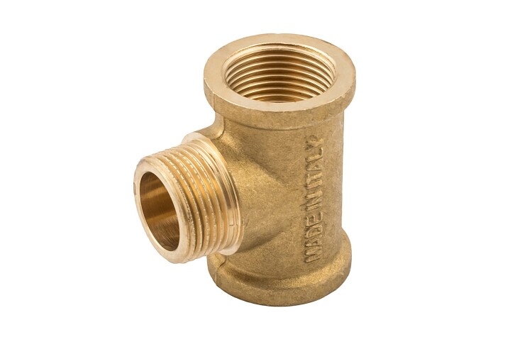 Тройник, ELSEN, Metalit, ВНВ, 1/2", 1/2", 1/2", латунь, равнопроходной