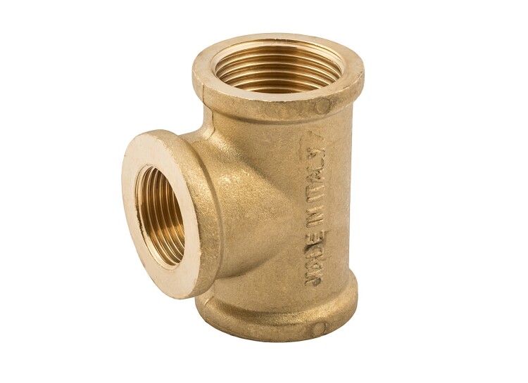 Тройник, ELSEN, Metalit, ВВВ, 3/4", 1/2", 3/4", латунь, переходной, CN