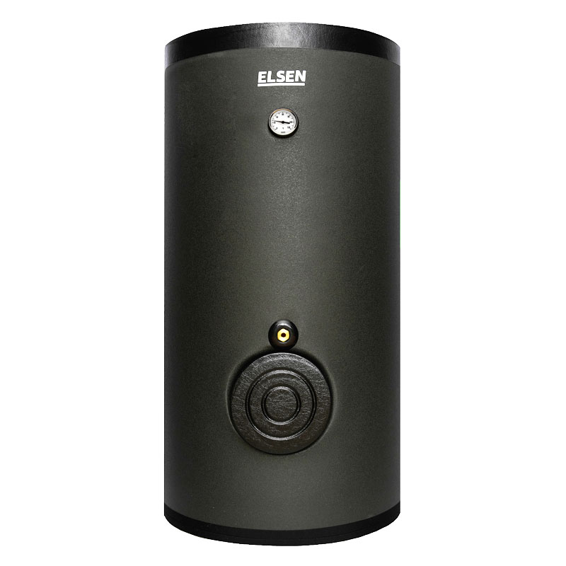 Бойлер косвенного нагрева с одним змеевиком ELSEN 1000 л, цвет черный