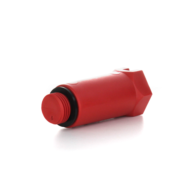 Заглушка удлиненная 20x1/2" с наружной резьбой красная