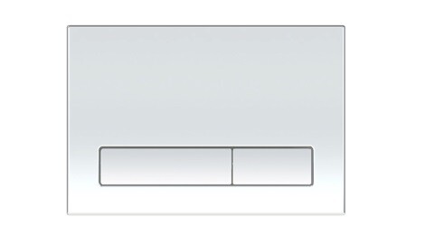 Клавиша смыва, Elsen, E16, для унитаза, шгв 220*13*150, без выступа кнопки, цвет-хром