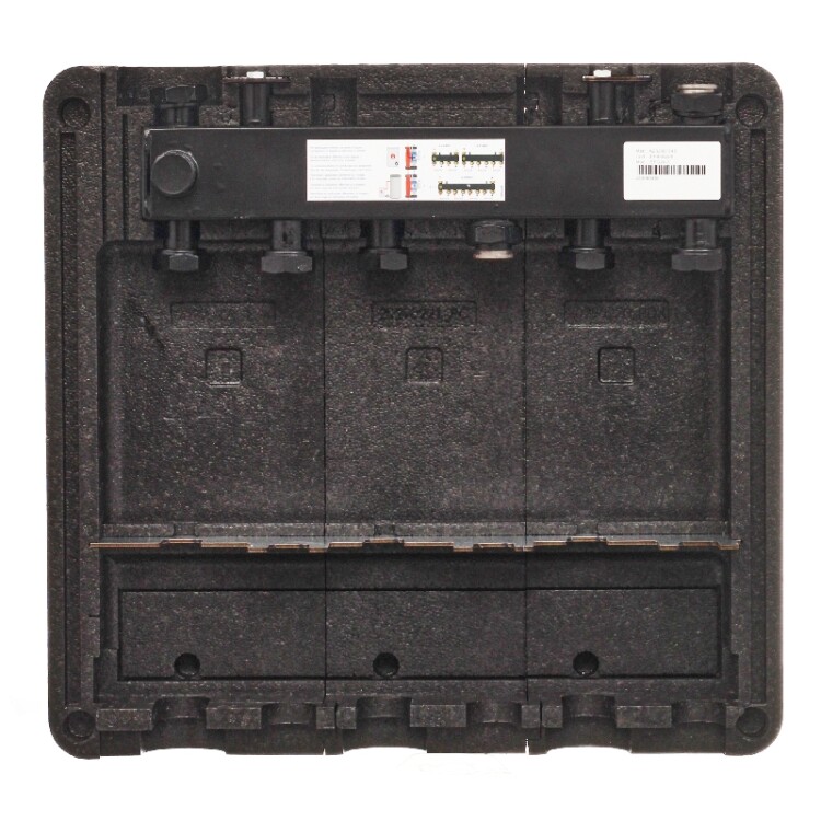 Гребёнка, SMARTBOX 2.0, DN20, с гидрострелкой, 1", 2 контура, размер отвода-1", 2 м3/ч