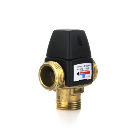 Термостатический смесительный клапан, T: 35-60°C , подключение G1 НН, Kvs 1,6