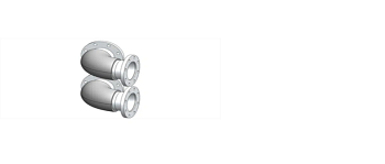 Угловое соединение для коллекторов DN100 PN10