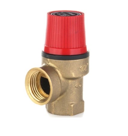 Клапан предохранительный, 3/4 ",1 ", ВВ, 3 бар, латунь