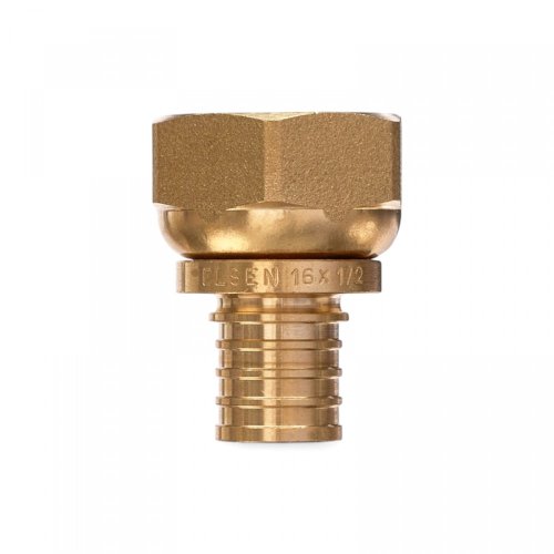 Переходник, ELSEN, Monolit, НГ, 16, 1/2", латунь, CN