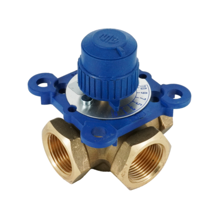 3-ходовой смесительный клапан, подключение 3/4 ВВ, Kvs 6,3