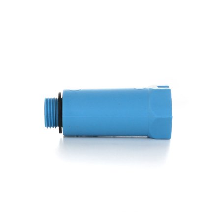 Заглушка удлиненная 20x1/2" с наружной резьбой синяя