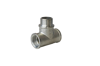 Тройник, ELSEN, Tin plated Metalit, ВНВ, 1", 1", 1", латунь с покрытием TIN (олово), равнопроходной