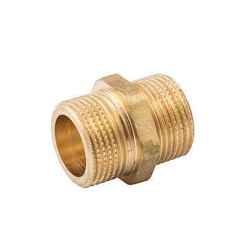 Ниппель, ELSEN, Metalit, НН, 1 1/4", 1 1/4", латунь, равнопроходной