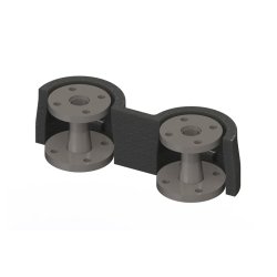Комплект переходных фланцев DN50 PN10 / DN40 PN10
