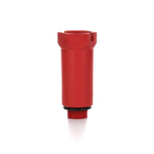 Заглушка удлиненная 20x1/2" с наружной резьбой красная