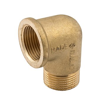 Угольник, ELSEN, Metalit, 90°, НВ, 1", 1", латунь, CN