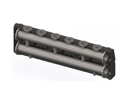 Коллектор, ELSEN, на 3 контура DN150 в изоляции  с фланцевыми отводами DN65 PN10