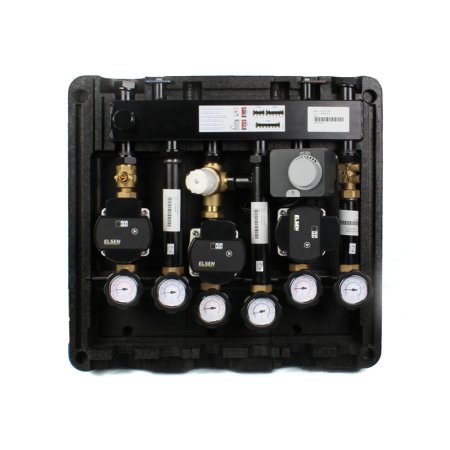 Гребёнка, SMARTBOX 2.0, DN20, с гидрострелкой, 1", 2 контура, размер отвода-1", 2 м3/ч