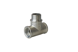 Тройник, ELSEN, Tin plated Metalit, ВНВ, 1/2", 1/2", 1/2", латунь с покрытием TIN (олово), равнопроходной