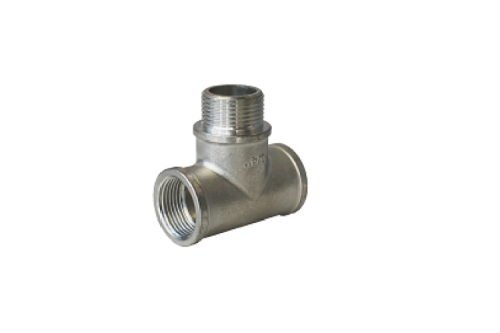 Тройник, ELSEN, Tin plated Metalit, ВНВ, 1/2", 1/2", 1/2", латунь с покрытием TIN (олово), равнопроходной