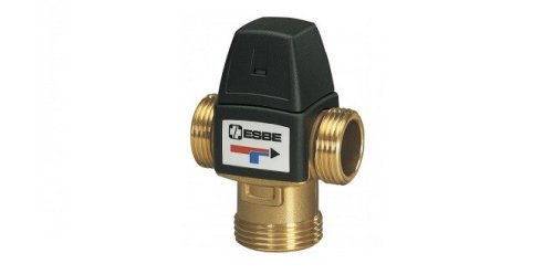Термостатический смесительный клапан, T: 35-60°C , подключение G1 НН, Kvs 1,6