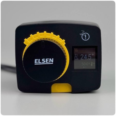 Сервопривод, ELSEN, с контроллером постоянной температуры, 230В, 3-х позиционный, 6 Нм, 120 сек