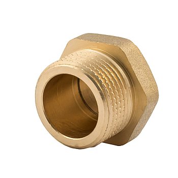 Заглушка, ELSEN, Metalit, Н, 1/2", латунь, CN