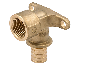 Угольник настенный, ELSEN, Monolit, В, 25, 3/4", латунь, CN