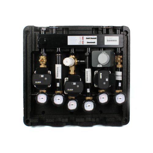 Гребёнка, SMARTBOX 2.0, DN20, с гидрострелкой, 1", 3 контура, размер отвода-1", 2 м3/ч