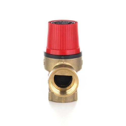 Клапан предохранительный, 1/2", 1/2", ВВ, 3 бар, латунь
