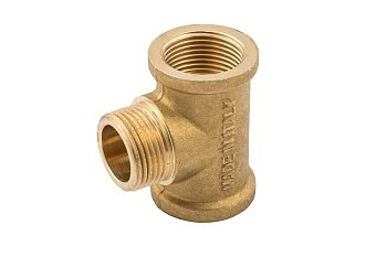 Тройник, ELSEN, Metalit, ВНВ, 3/4", 3/4", 3/4", латунь, равнопроходной