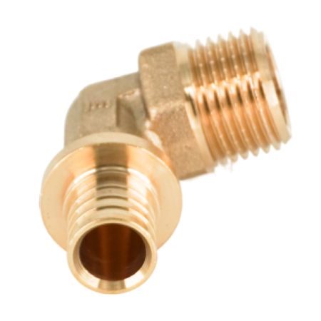 Угольник 90°, ELSEN, Monolit, Н, 20, 3/4", латунь, CN