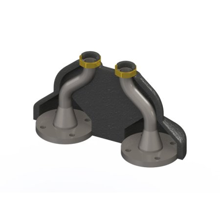 Комплект переходных фланцев DN65 PN10 / DN50 PN10