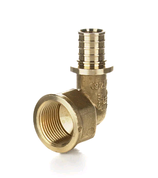 Угольник 90°, ELSEN, Monolit, В, 20, 1/2", латунь CN