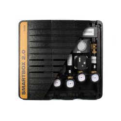 Гребёнка, SMARTBOX 2.0, DN20, с гидрострелкой, 1", 4 контура, размер отвода-1", 2 м3/ч