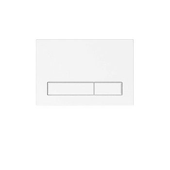 Клавиша смыва, Elsen, E16, для унитаза, шгв 220*13*150, без выступа кнопки, цвет-белый
