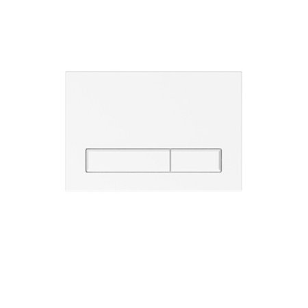 Клавиша смыва, Elsen, E16, для унитаза, шгв 220*13*150, без выступа кнопки, цвет-белый