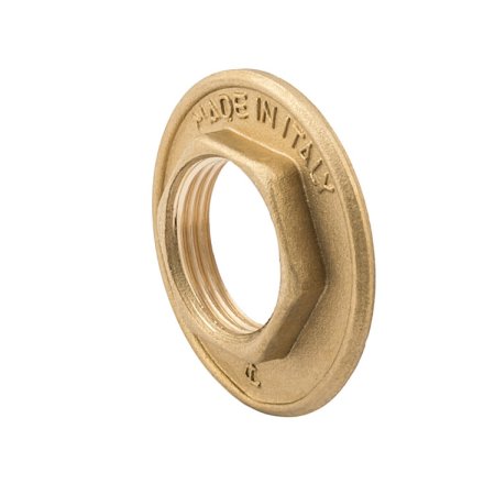 Гайка стопорная, ELSEN, Metalit, В, 1/2", латунь, с фланцем