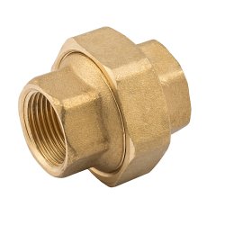 Сгон американка, ELSEN, Metalit, прямой, ВВ, 1 1/2", 1 1/2", латунь, с плоским уплотнением