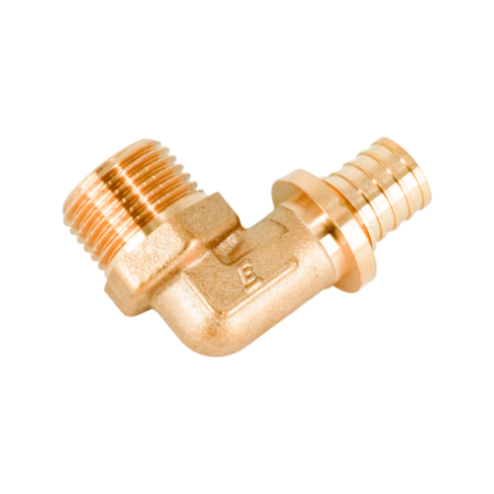 Угольник 90°, ELSEN, Monolit, Н, 20, 1/2", латунь, CN